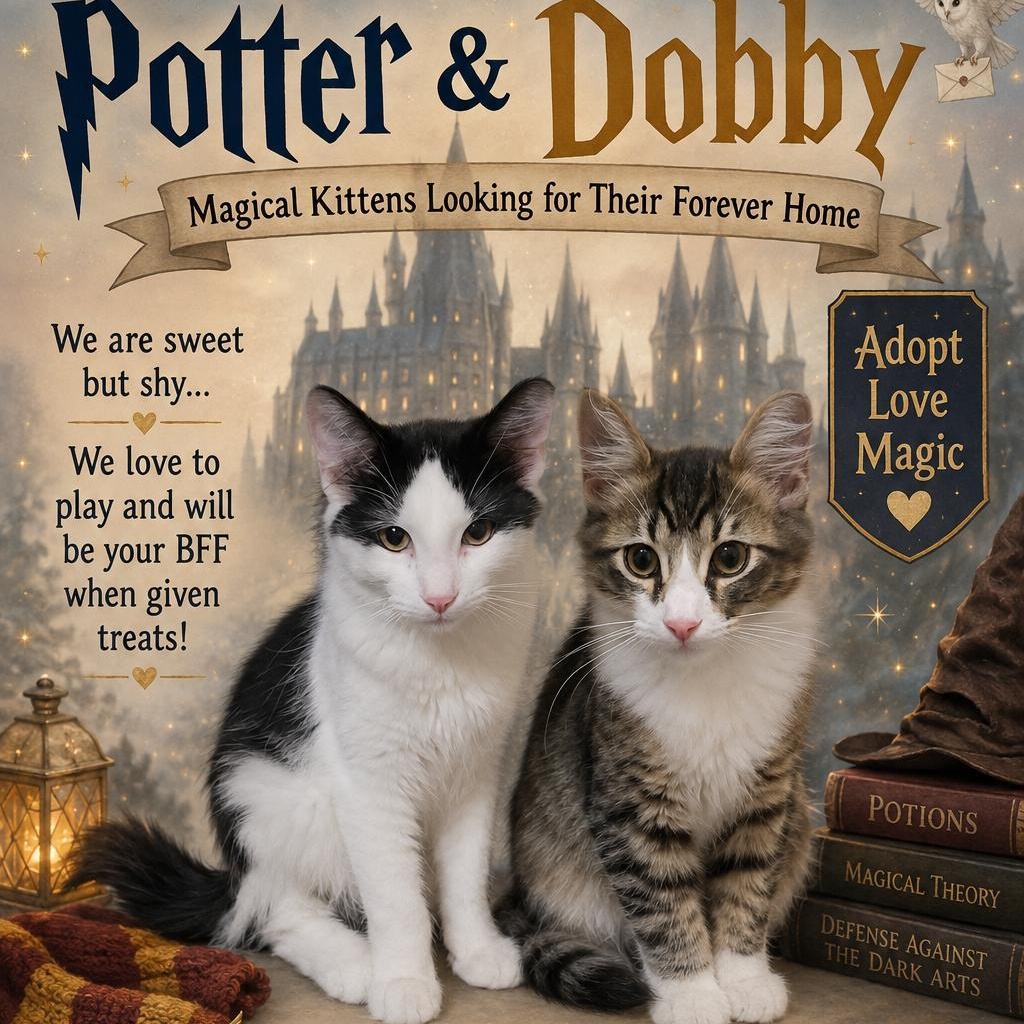 Enlarge POTTER & DOBBY, a Adoptable mixed breed in Escalon, CA image 2/5
