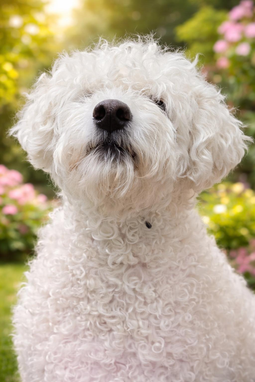 26-3 Sol, adopted, Senior Female Poodle & Bichon Frise.