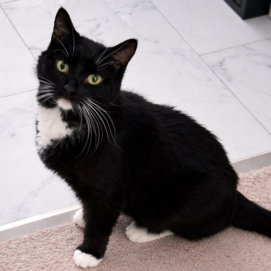 Enlarge Smoochie Poo, a ADOPTABLE Tuxedo in Bethel, CT image 1/5