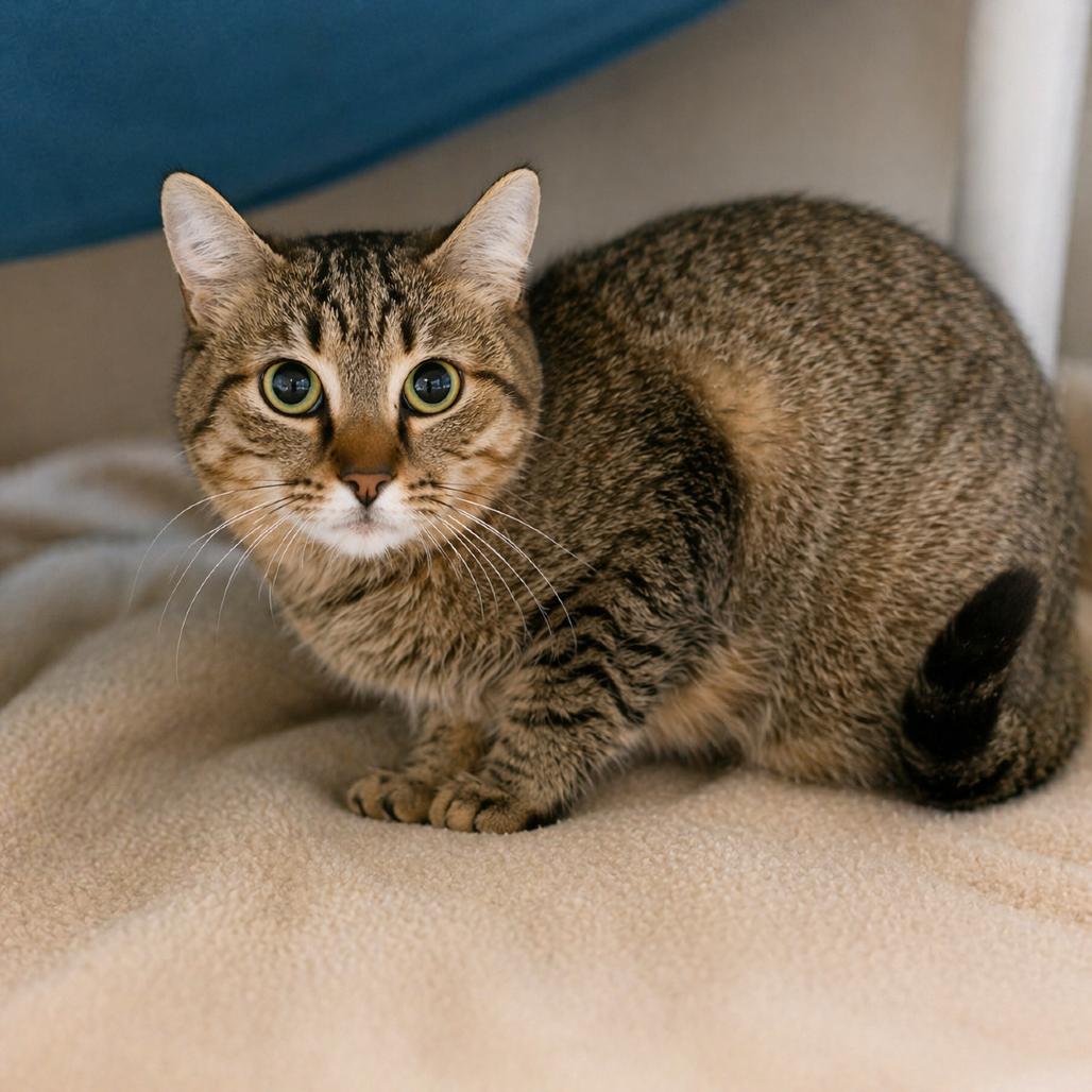 Dunkin, Adoptable, Young Female Domestic Short Hair.