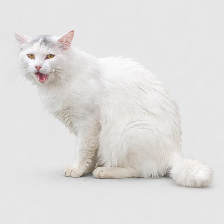 Duncan - A Survivor!, ADOPTABLE, Adult Male Turkish Angora.