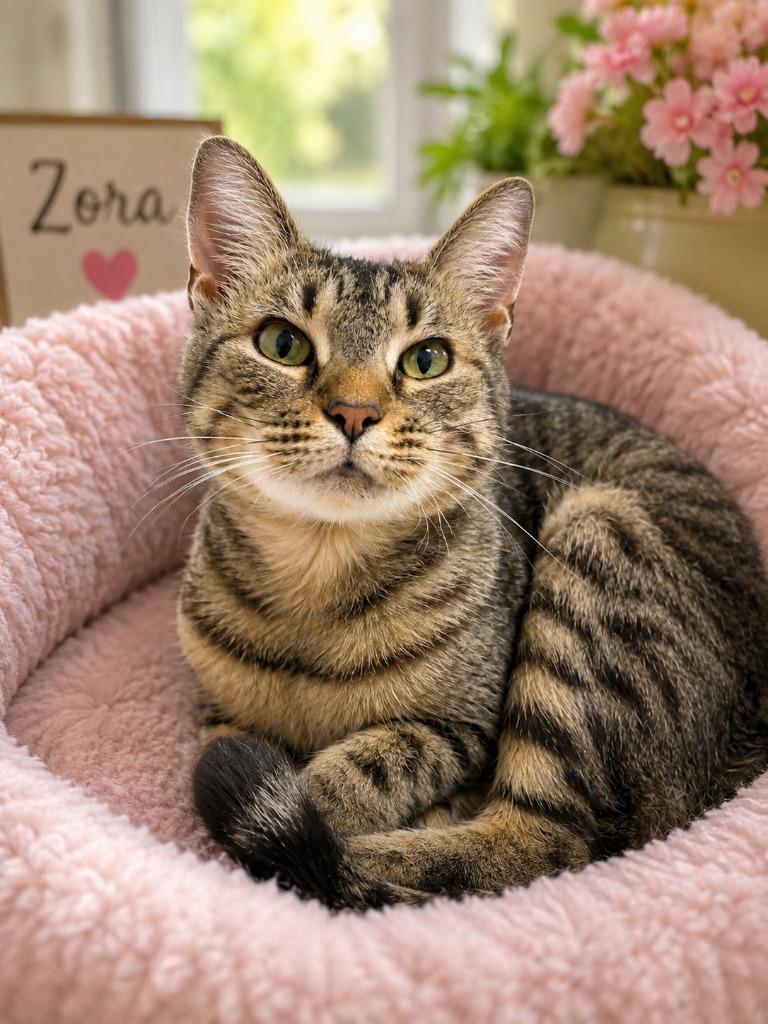 Enlarge Zora Clawston Bones/, a Adoptable Domestic Short Hair in East Ridge, TN image 1/1
