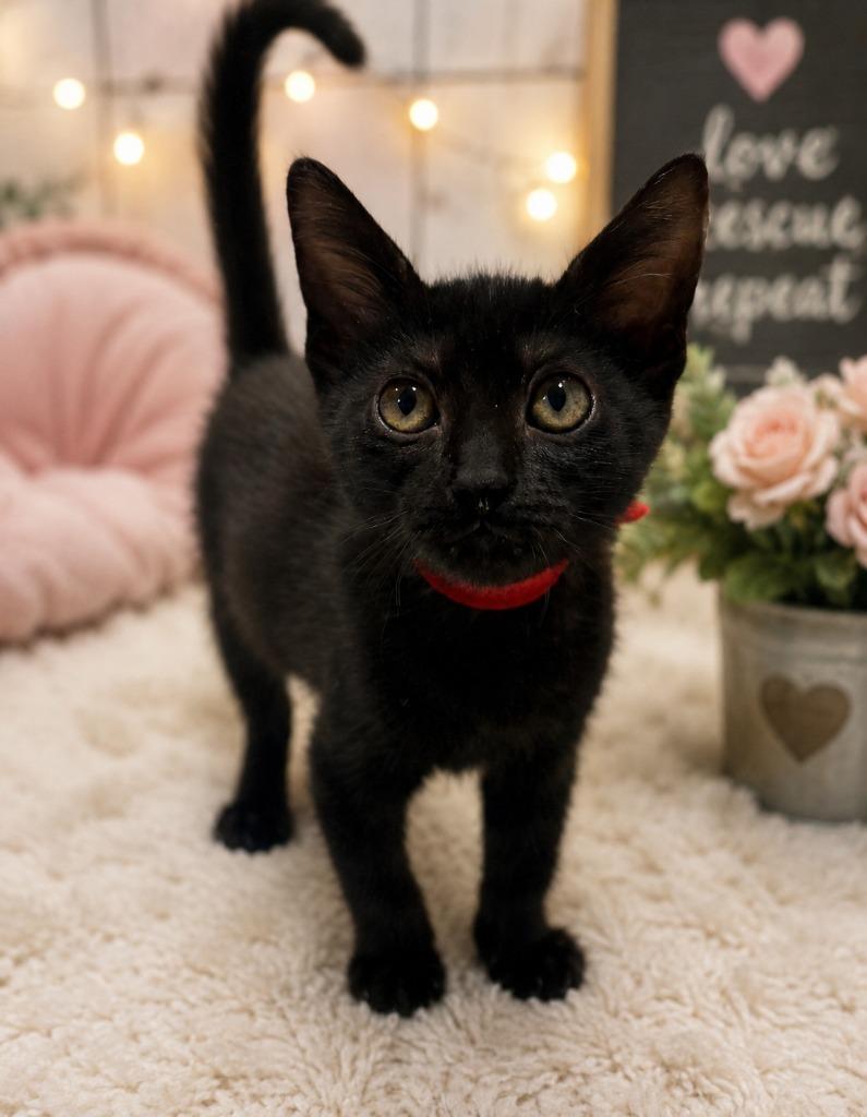 Evan, Adopted, Kitten Male Domestic Short Hair.