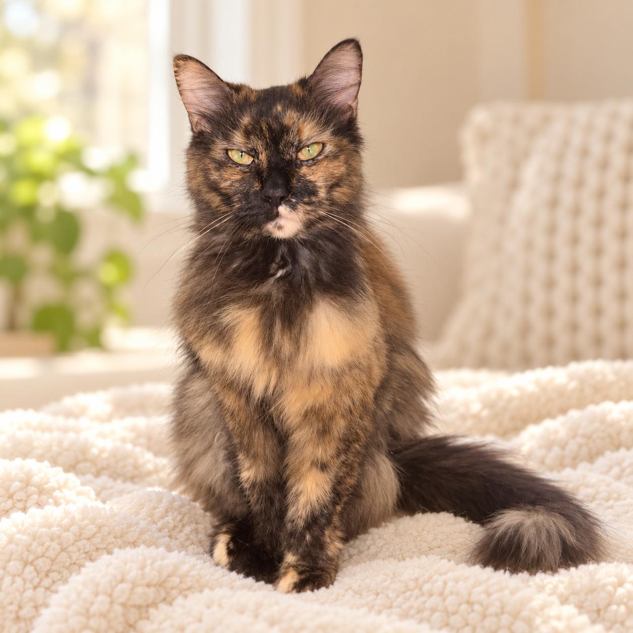 Habear, Adoptable, Senior Female Tortoiseshell.