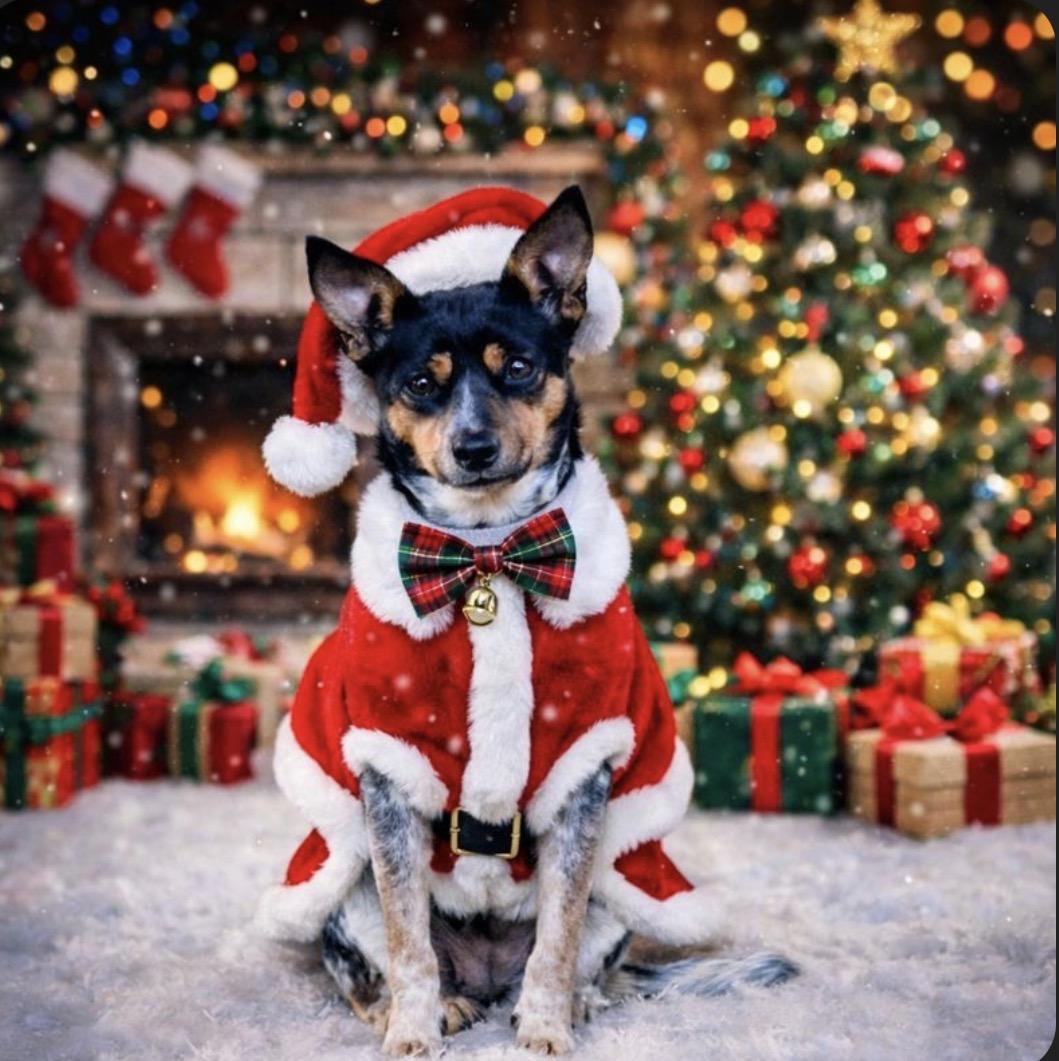 Vi, Adoptable, Young Female Miniature Pinscher & Australian Cattle Dog / Blue Heeler.