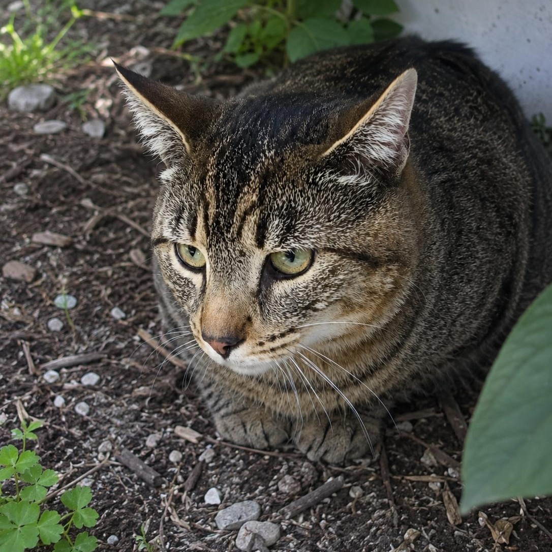 Parmesan, Adoptable, Adult Male American Shorthair.