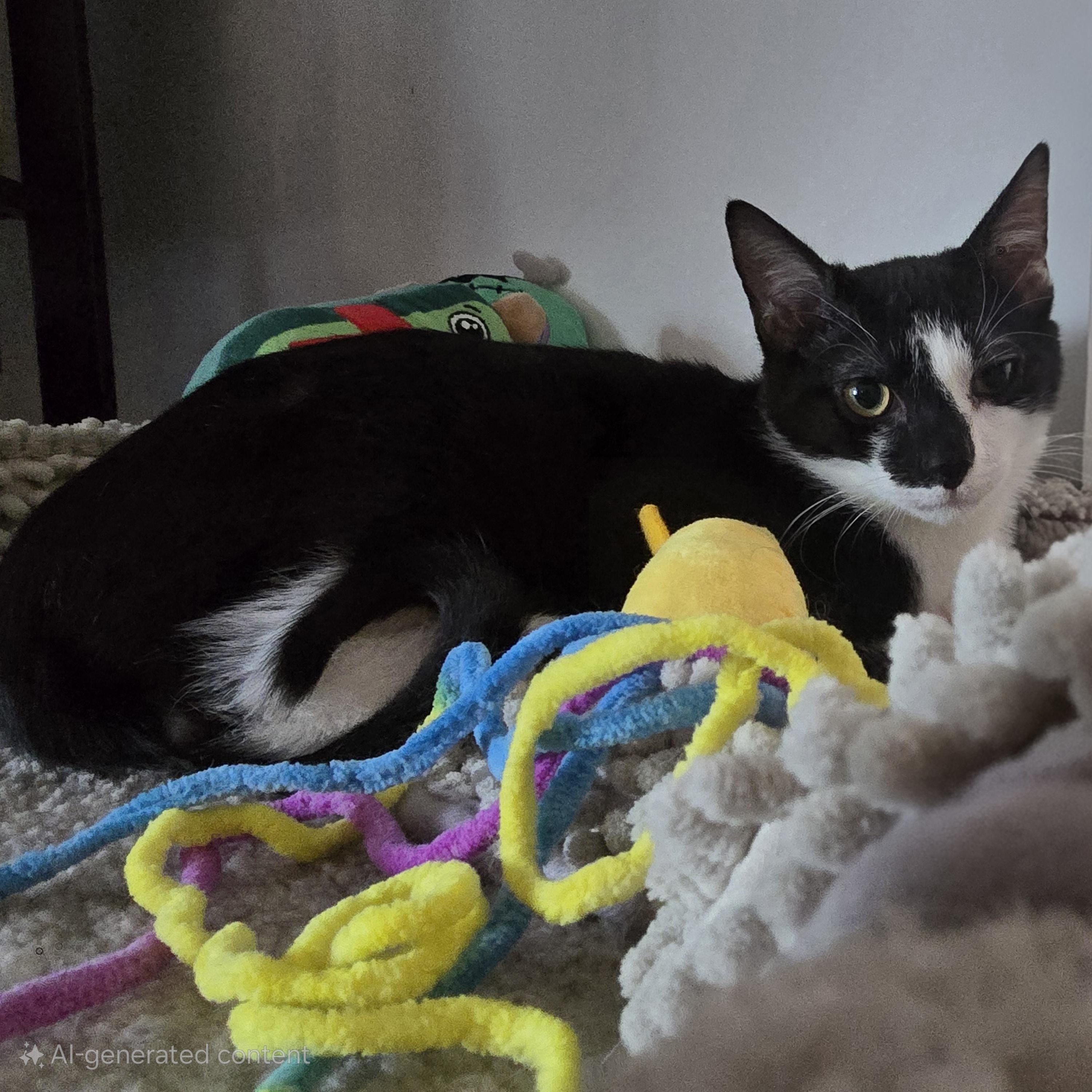 Enlarge Purr-fectly paired Noah & Theodore, a Adoptable Domestic Short Hair in North Bergen, NJ image 3/6