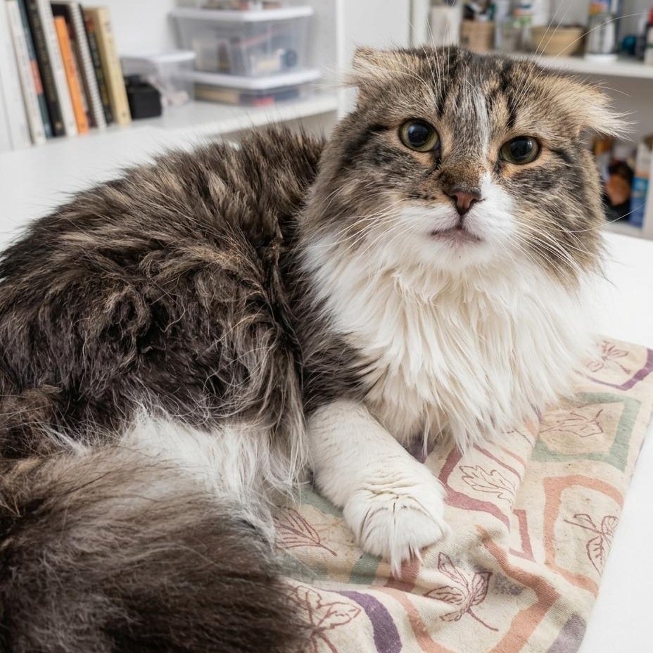 Sawney and Reyna (Bonded Pair), Adoptable, Young Male Scottish Fold.