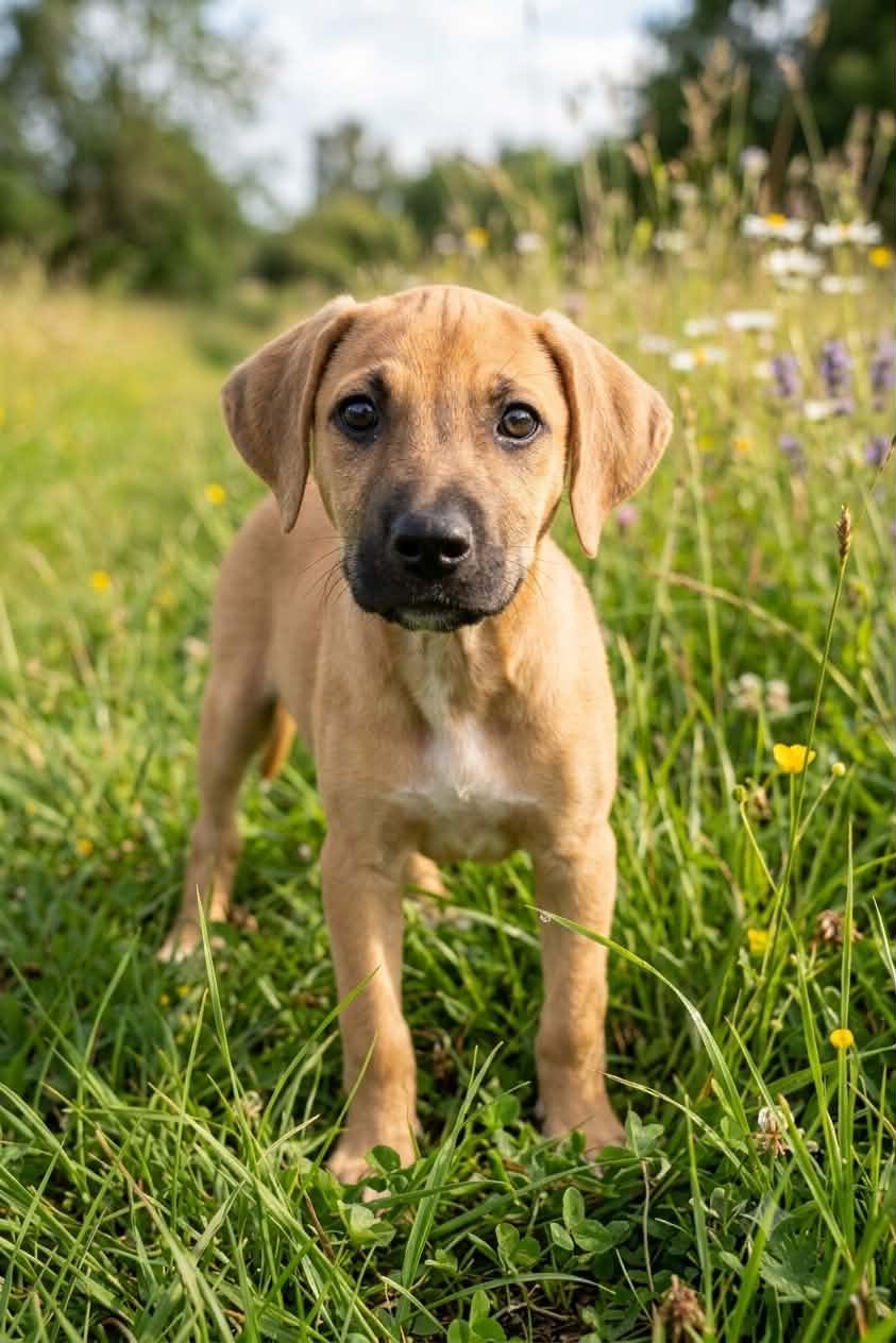 Pancho, ADOPTABLE, Puppy Male Labrador Retriever & Black Mouth Cur.