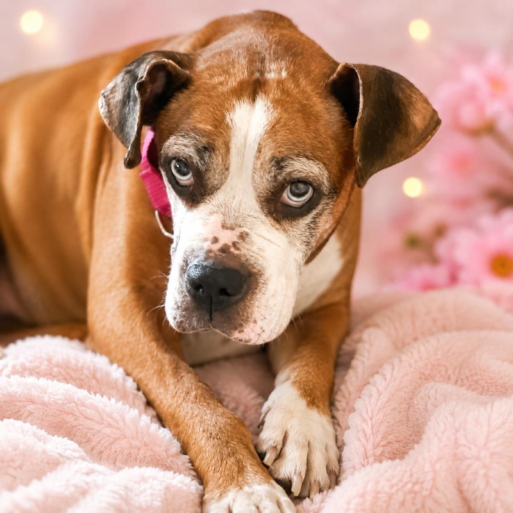Bootsy, Adoptable, Senior Female Boxer.