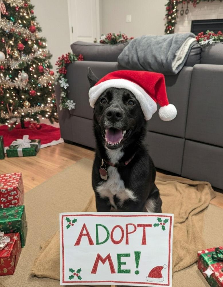 Pelusa, Adoptable, Young Female Shepherd & Australian Kelpie.