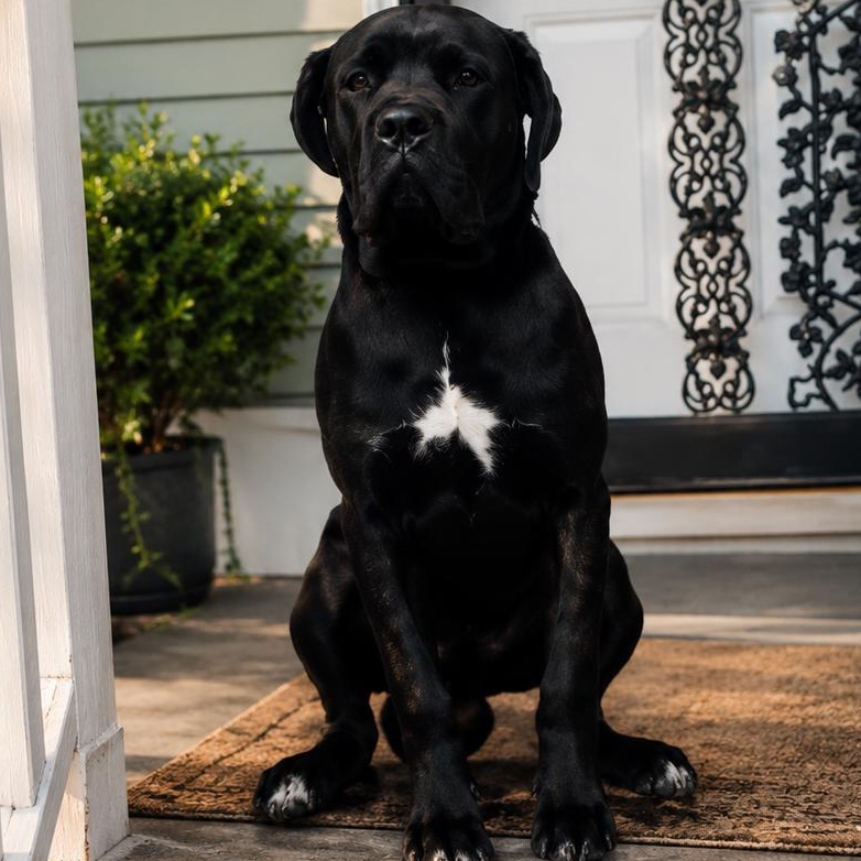 Venom, adopted, Young Male Cane Corso.