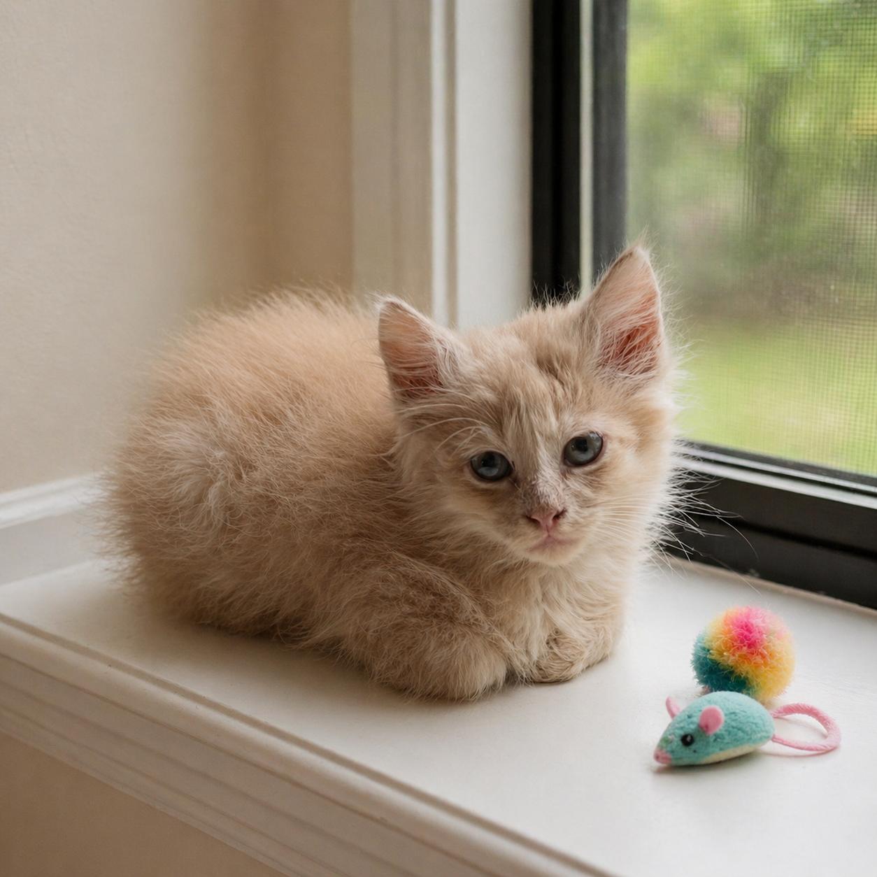 Enlarge Lochlyn — Soft, Sweet, and Made for Snuggles, a Adoptable Domestic Long Hair in Hillsboro, TX image 2/6