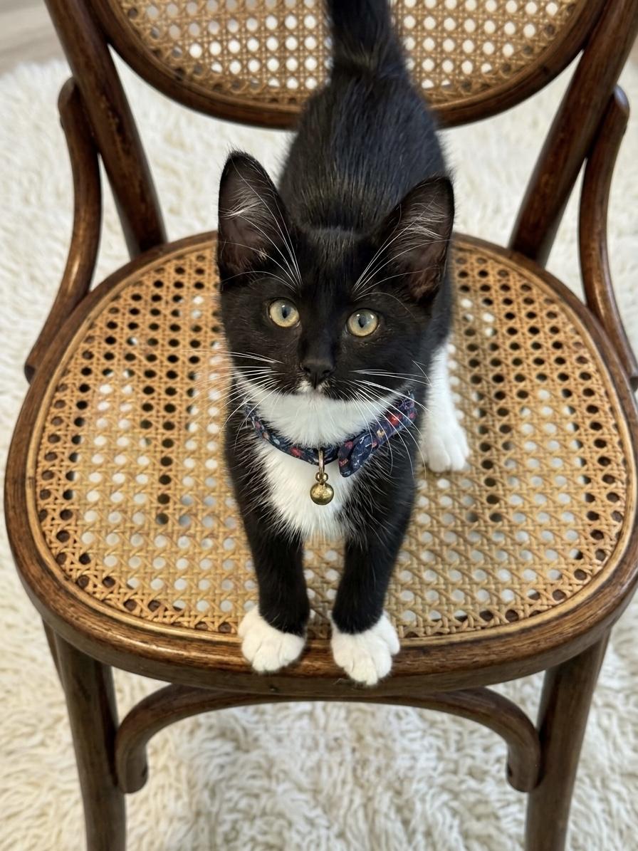 Pebbles (bonded with her mama Kali), ADOPTABLE, Kitten Female Domestic Short Hair.