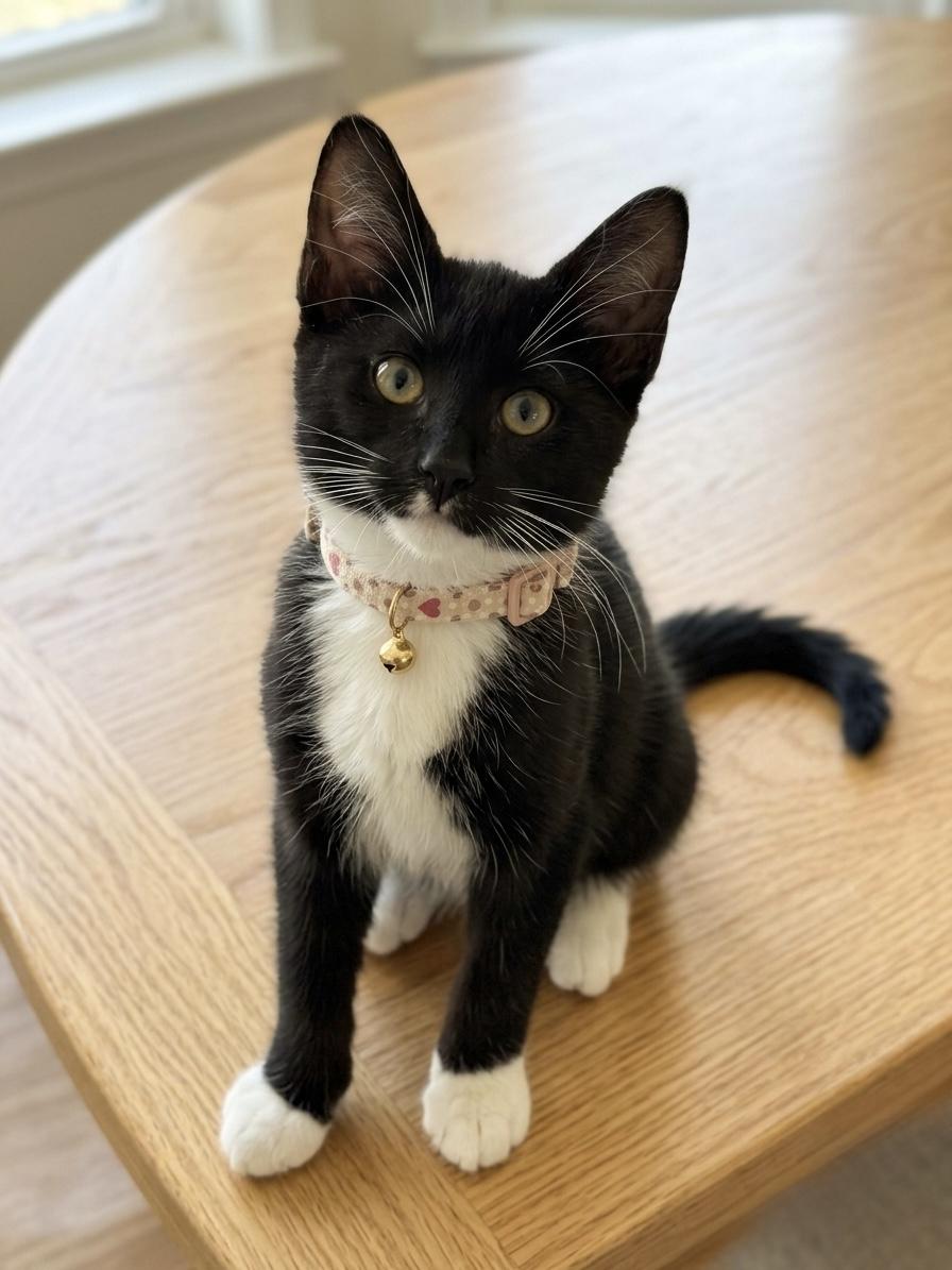 Pebbles (bonded with her mama Kali), a ADOPTABLE Domestic Short Hair in Charlotte, NC image 3/6