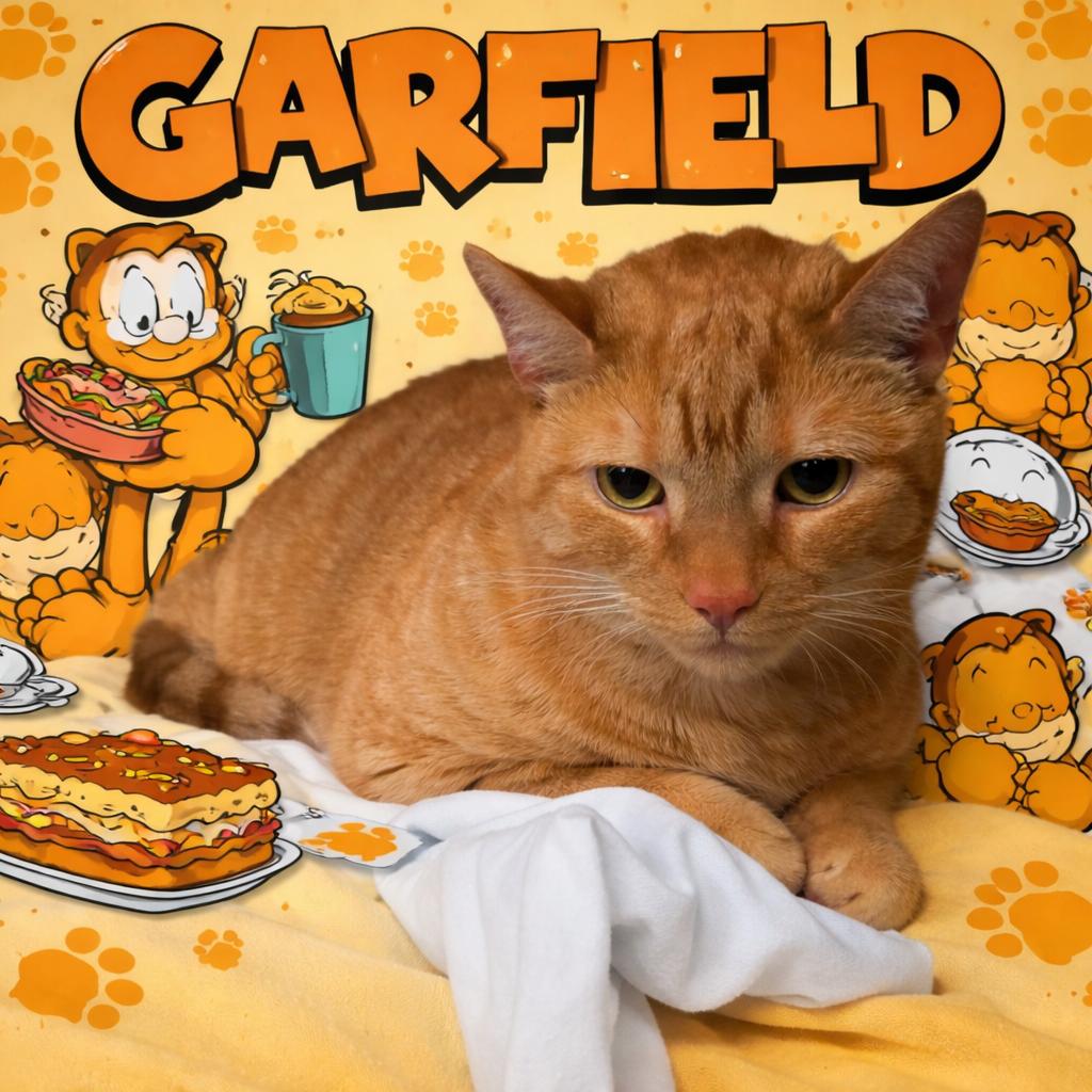 Enlarge Garfield, a Adoptable Domestic Short Hair in Waldorf, MD image 2/3