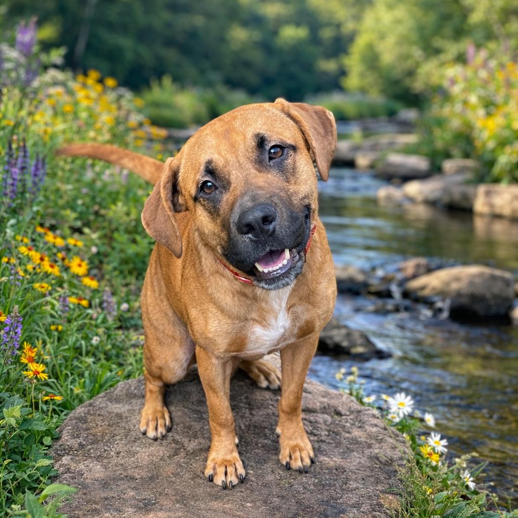 Enlarge Crimson, a Adoptable mixed breed in Springfield, MO image 4/5