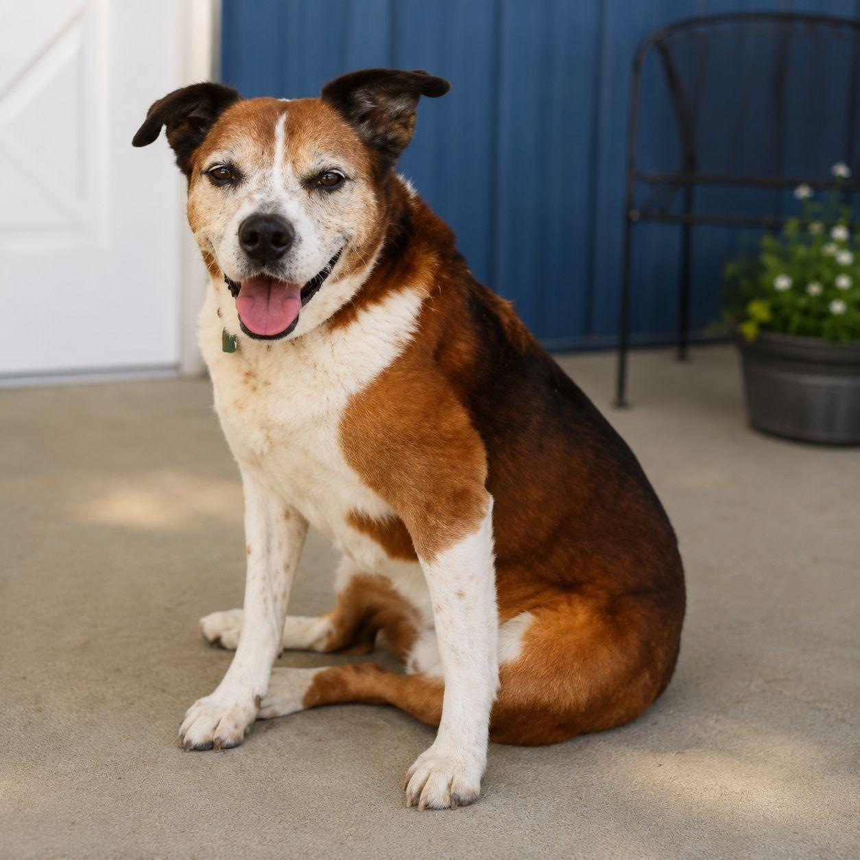 Mr General ***foster or adopt***, Adoptable, Senior Male Beagle & Mixed Breed.