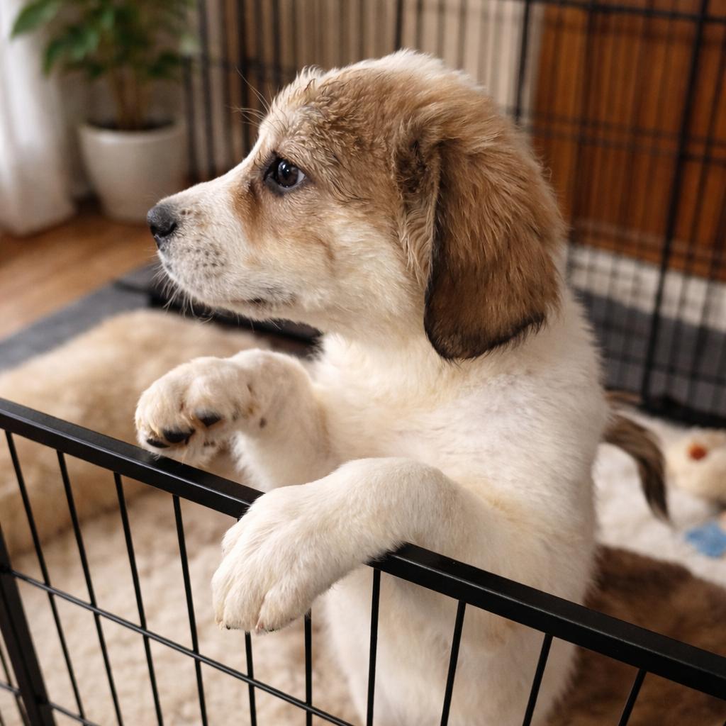 Shania Twain, Adoptable, Puppy Female Great Pyrenees & Mixed Breed.