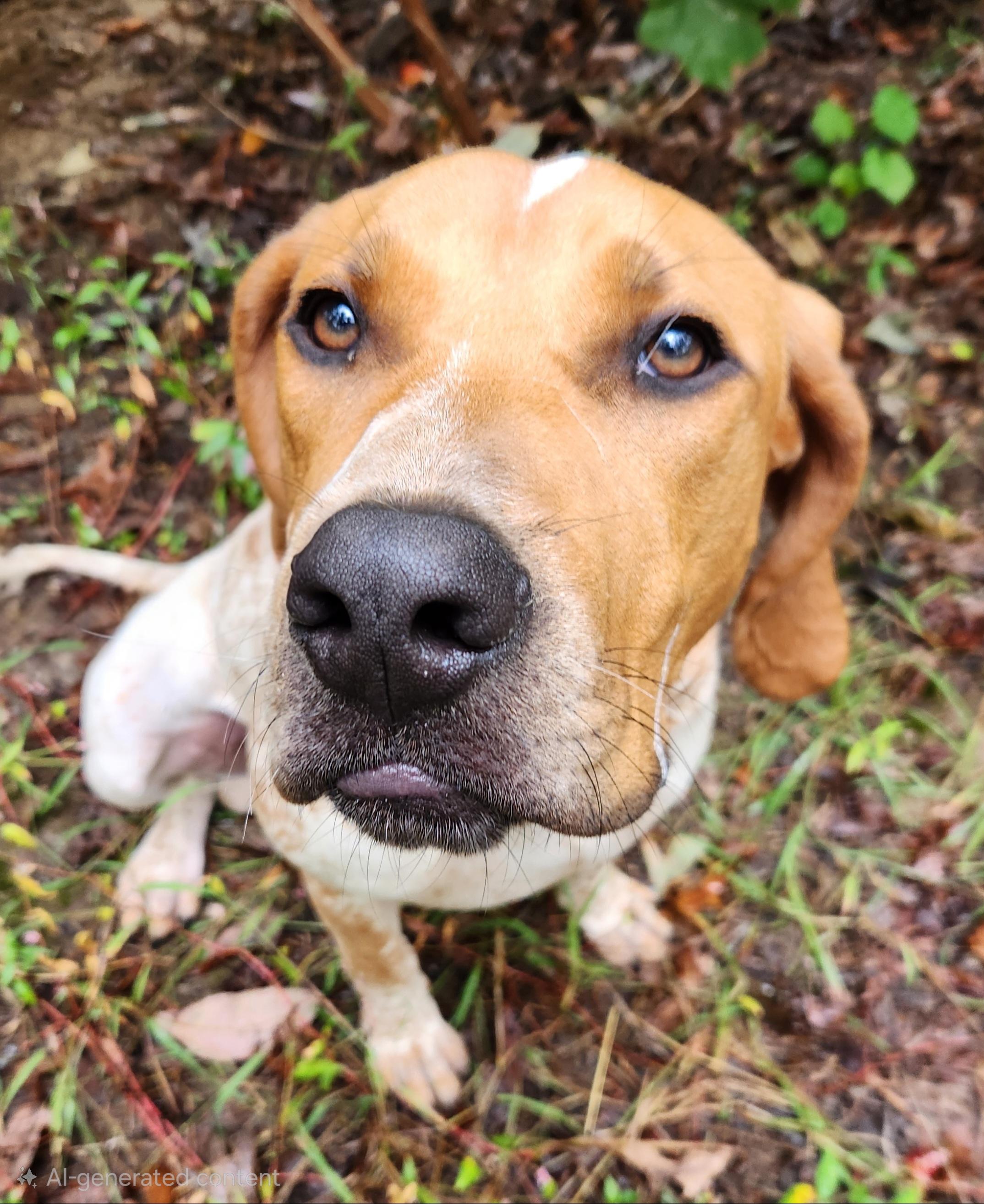 Cooper, Adoptable, Puppy Male Coonhound & English Coonhound.