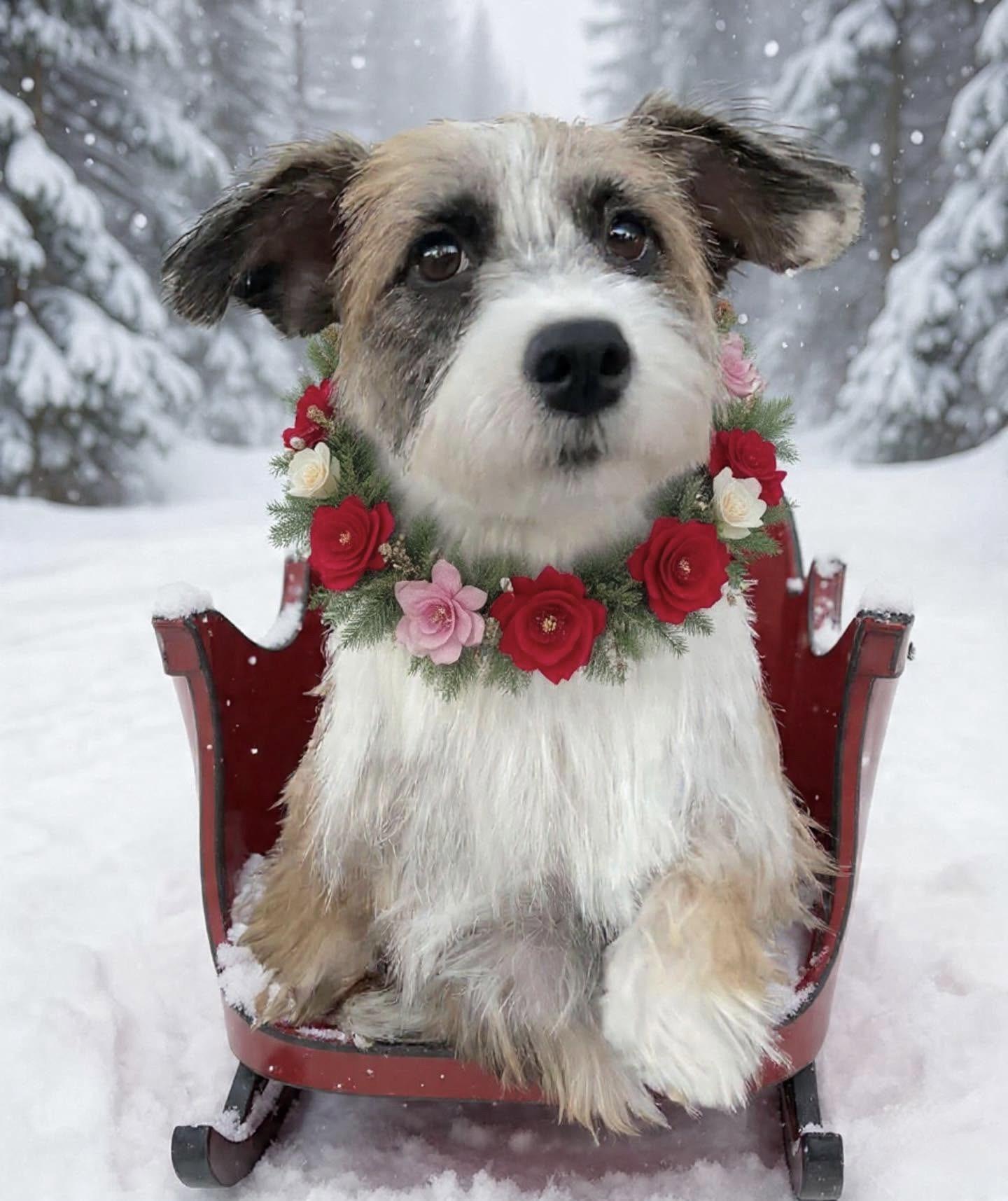 Amelia, ADOPTABLE, Young Female Havanese & Miniature Poodle.