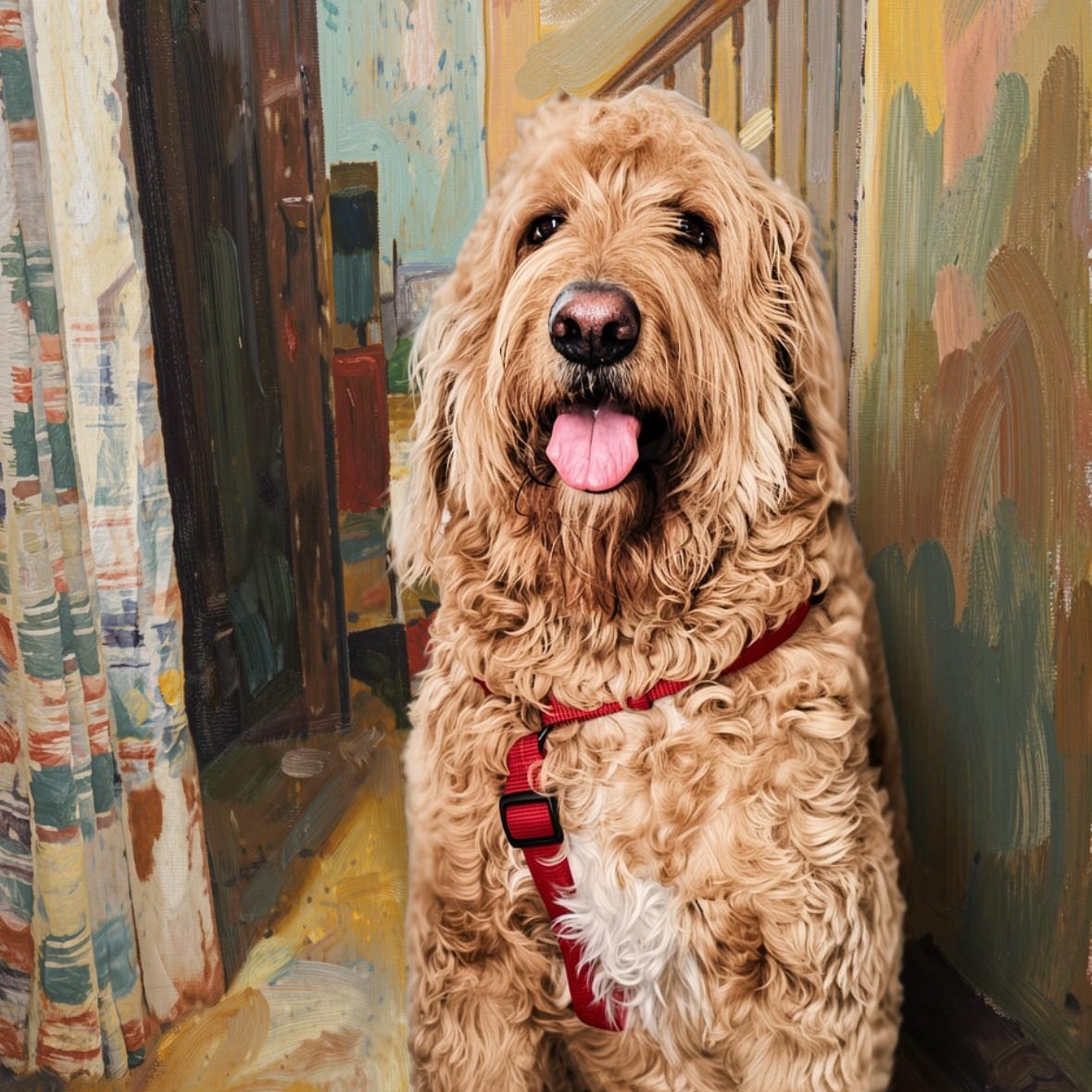 EDDY-NORTH CAROLINA, adopted, Adult Male Goldendoodle.