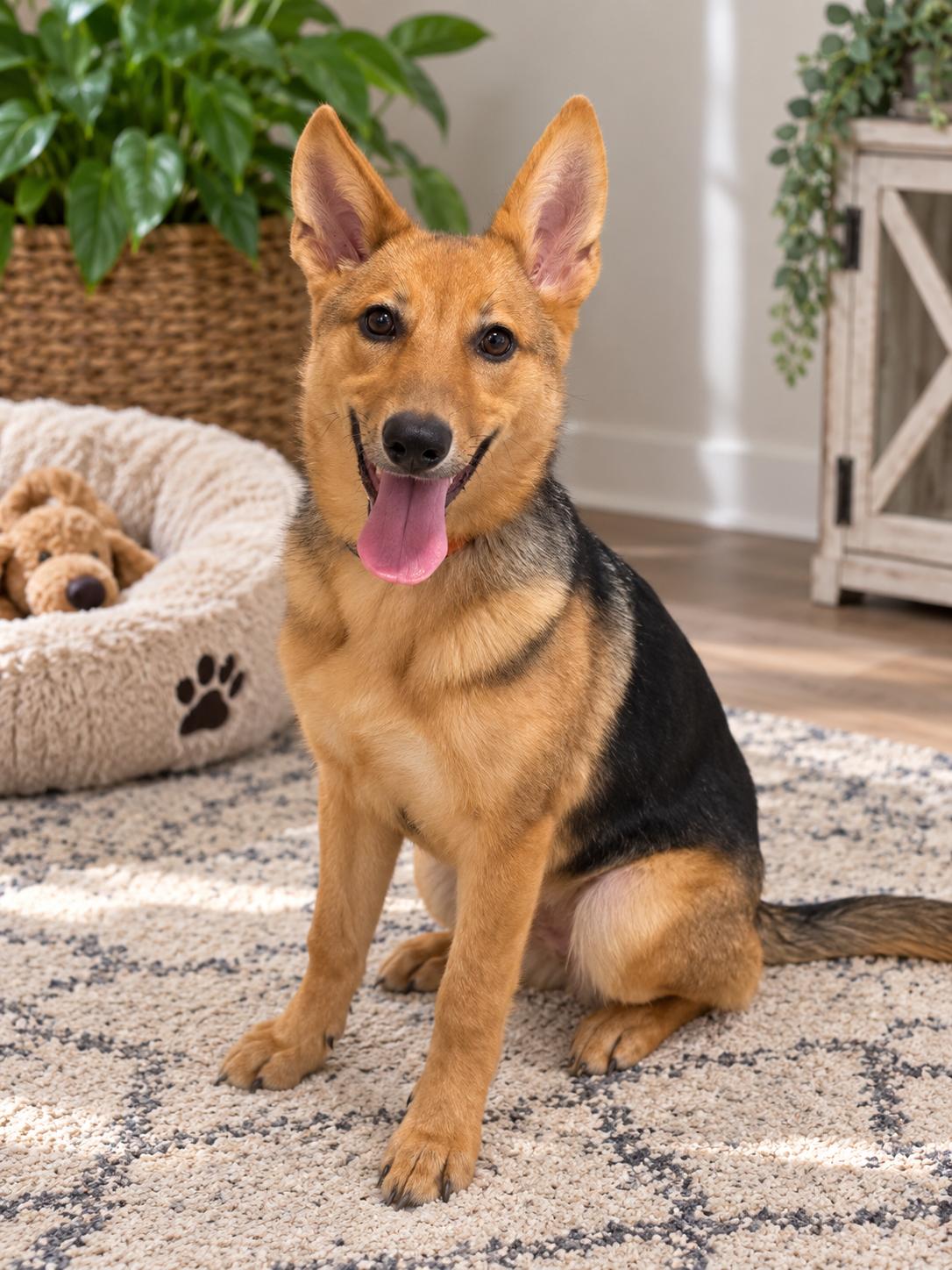 TILLY, Adoptable, Puppy Female Shepherd.