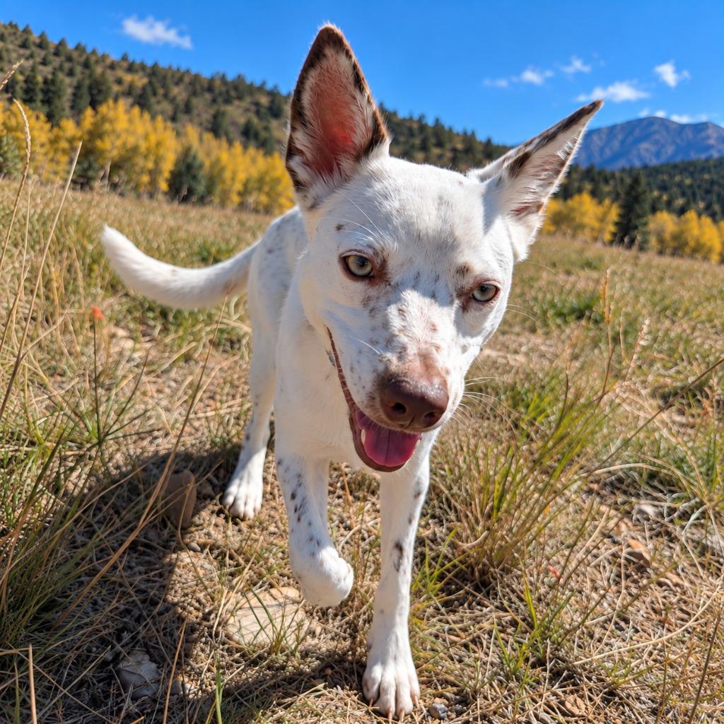 Bingo, Adopted, Puppy Female Australian Cattle Dog / Blue Heeler & Mixed Breed.