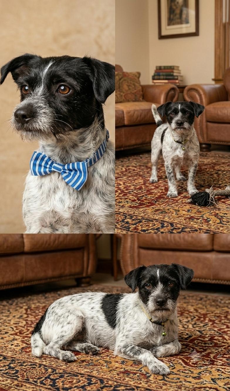 Bolt, ADOPTABLE, Young Male Terrier & Schnauzer.