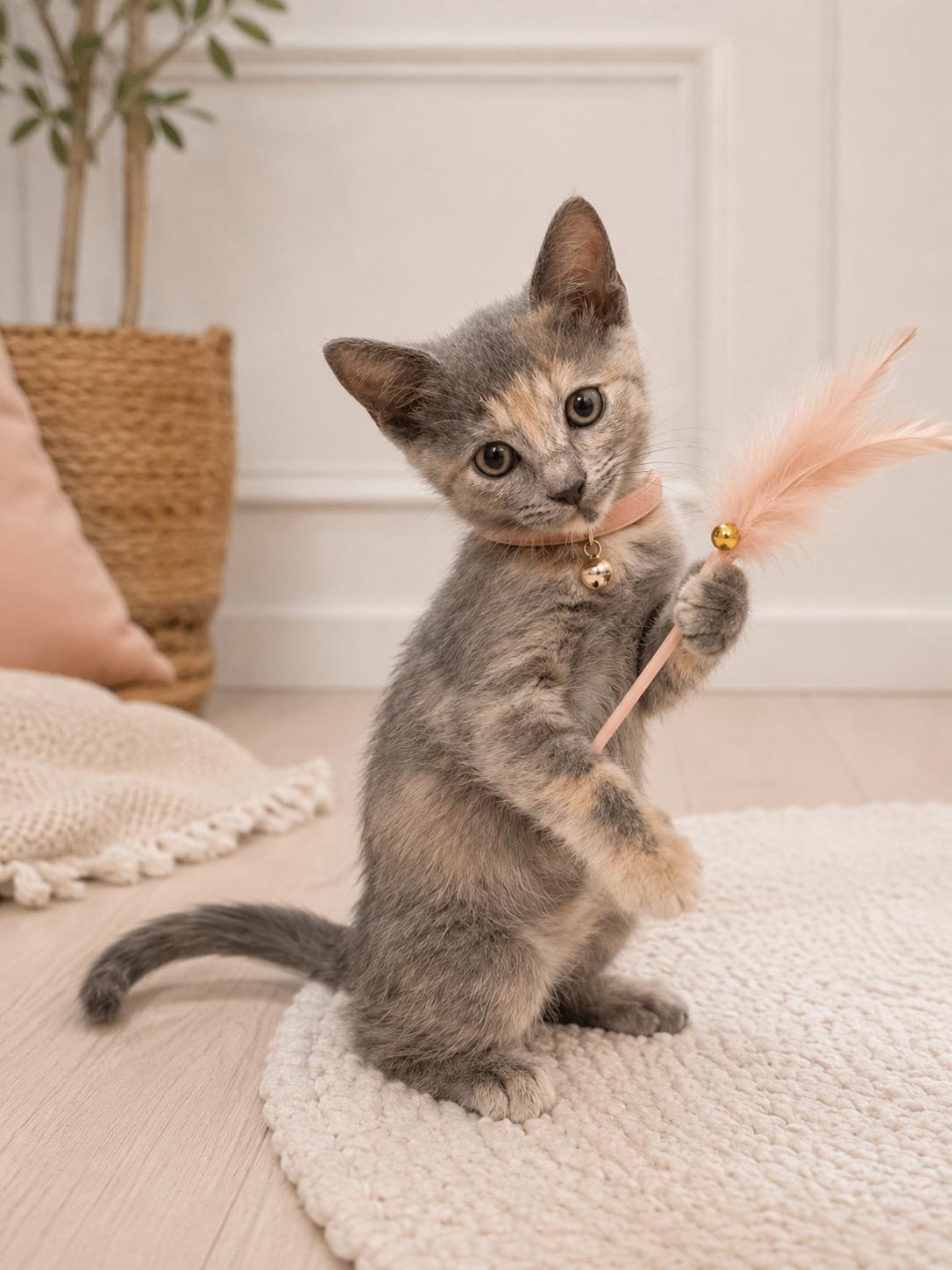 Astrid, ADOPTABLE, Kitten Female Dilute Tortoiseshell & Tortoiseshell.