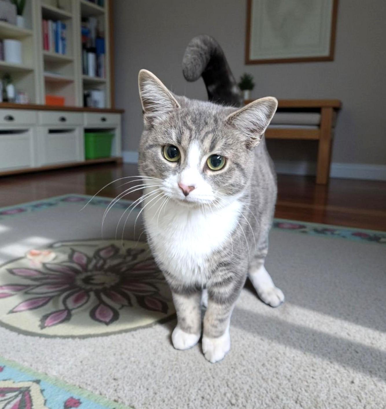 Ransom, adopted, Kitten Male Domestic Short Hair.