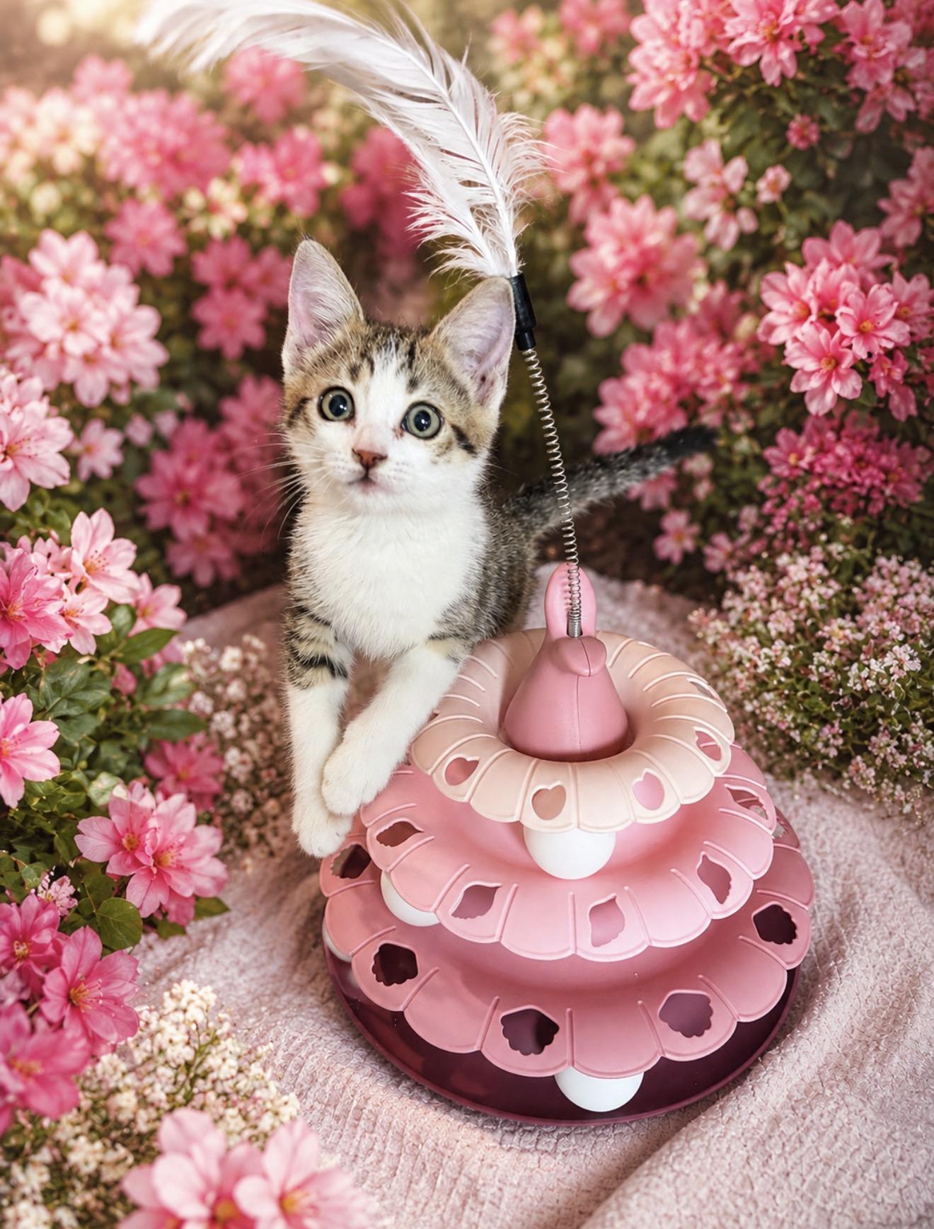 Sweet Pea, Adopted, Kitten Female Domestic Short Hair.