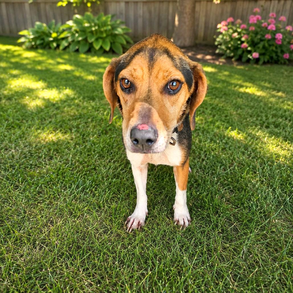 Ginger Snap, Adoptable, Adult Female Beagle.