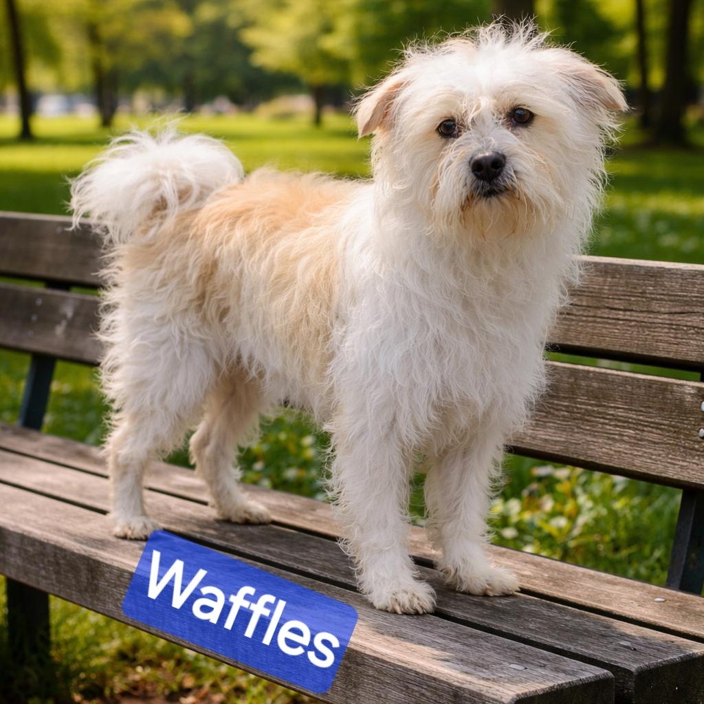 Waffles, adopted, Young Male Miniature Schnauzer & Shih Tzu.