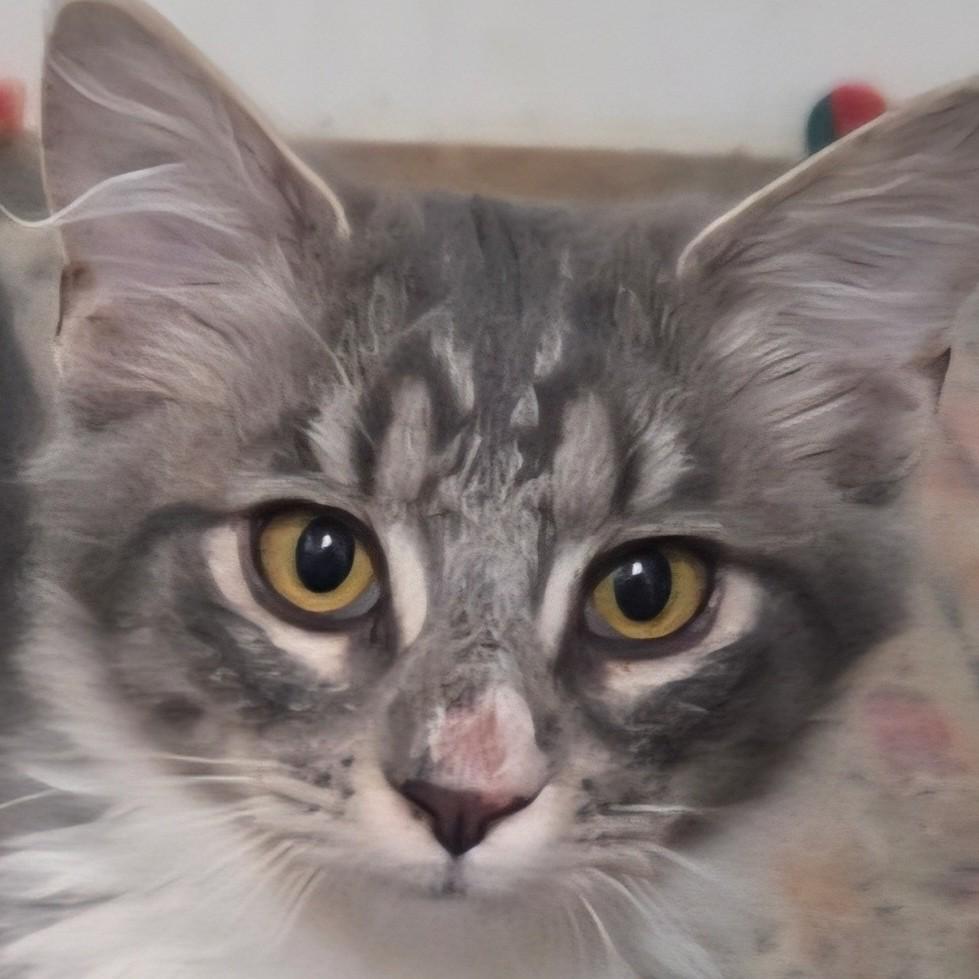 Baby Spice, Adopted, Young Male Domestic Medium Hair.