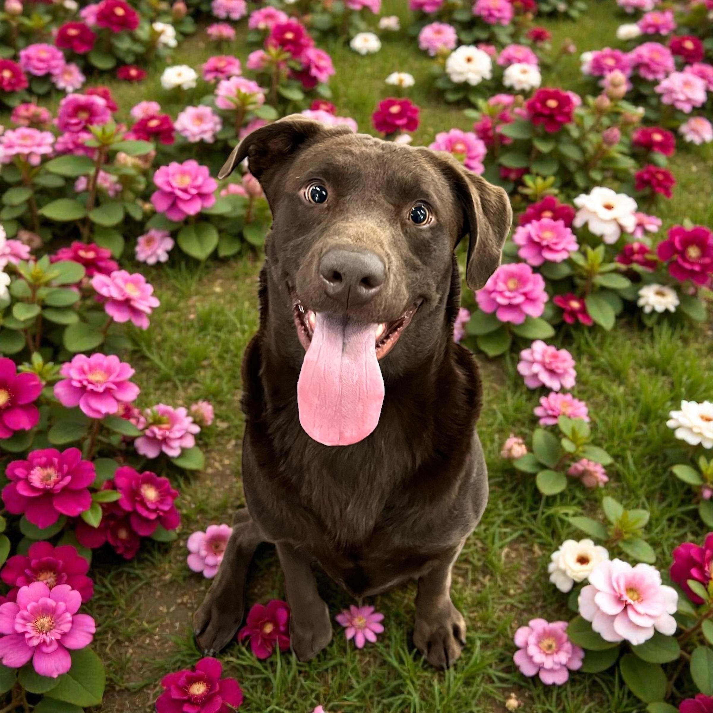 Enlarge Twix, a ADOPTABLE Chocolate Labrador Retriever in Horn Lake, MS image 3/4
