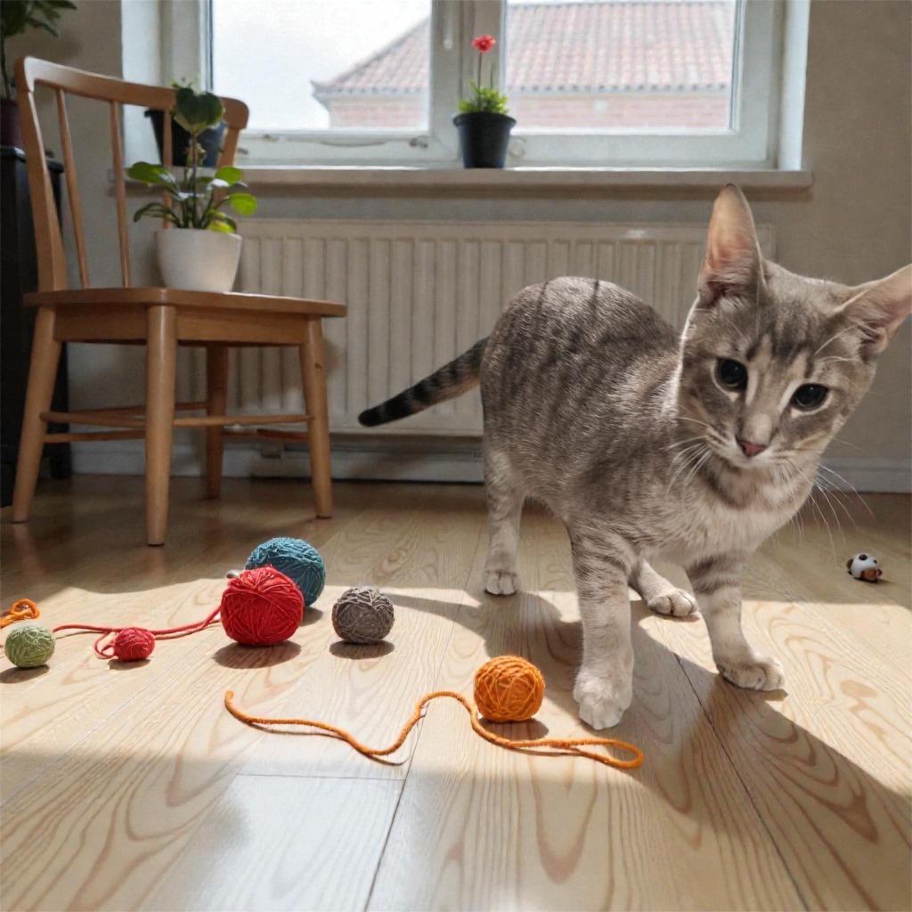 Zombie, Adopted, Young Male Domestic Short Hair.