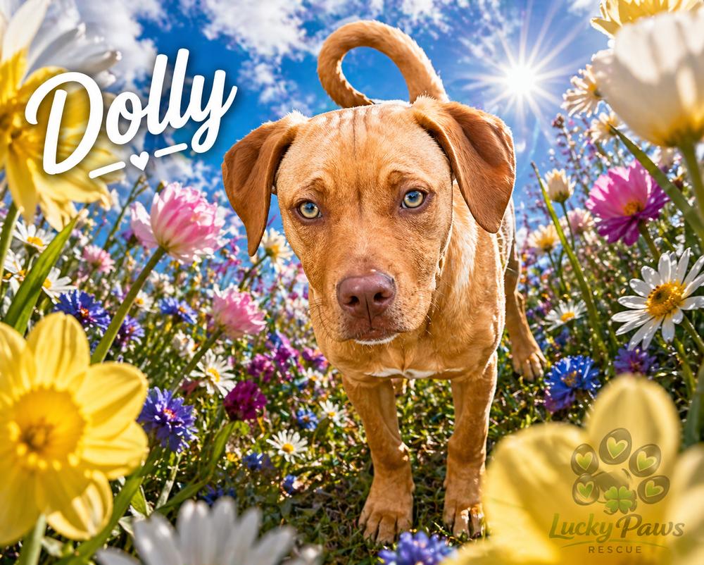 Girl Trio - Dolly, Adoptable, Puppy Female Labrador Retriever & Vizsla.