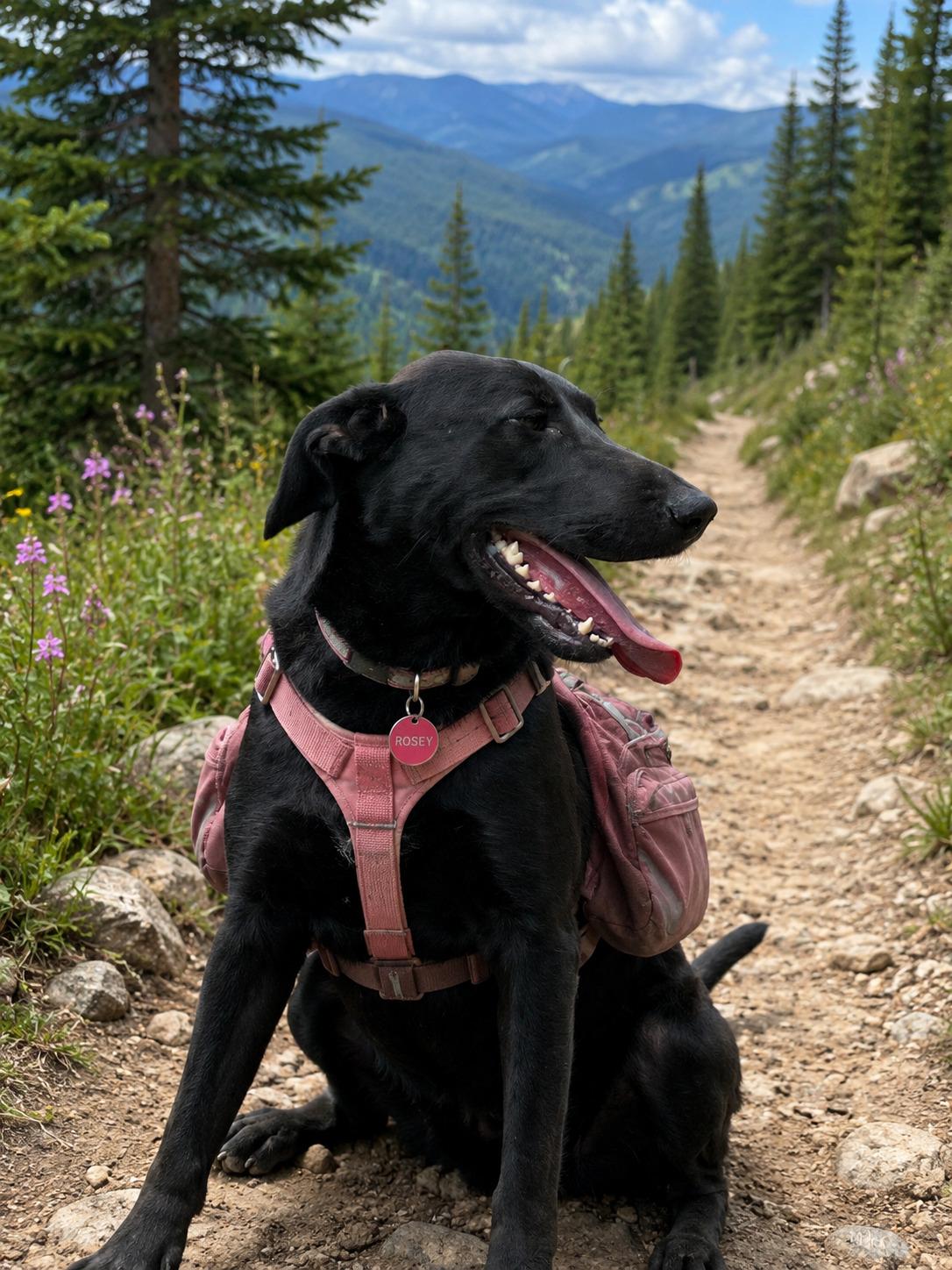 Rosey, an adoptable Black Labrador Retriever in Willington, CT image 2/5