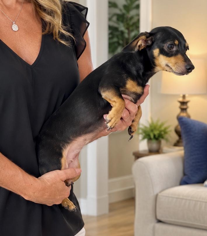 Meadow, Adoptable, Young Female Miniature Dachshund.