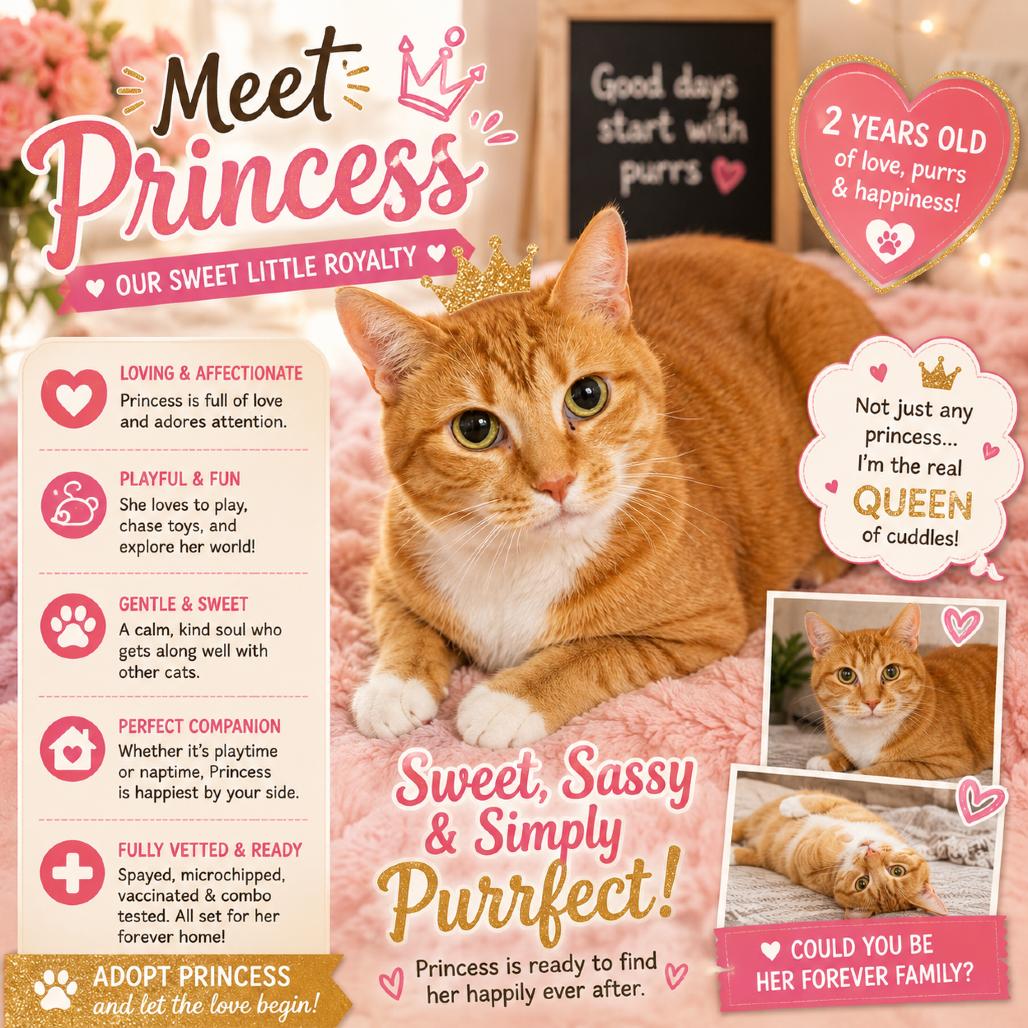Enlarge Princess, a Adoptable mixed breed in Waldorf, MD image 3/3