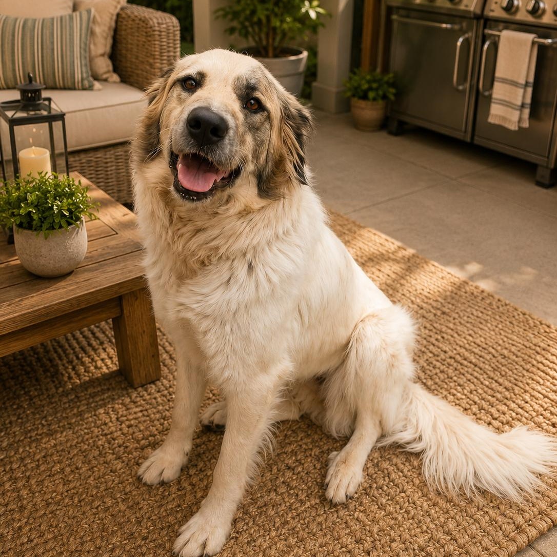 Lulu, adopted, Adult Female Great Pyrenees.