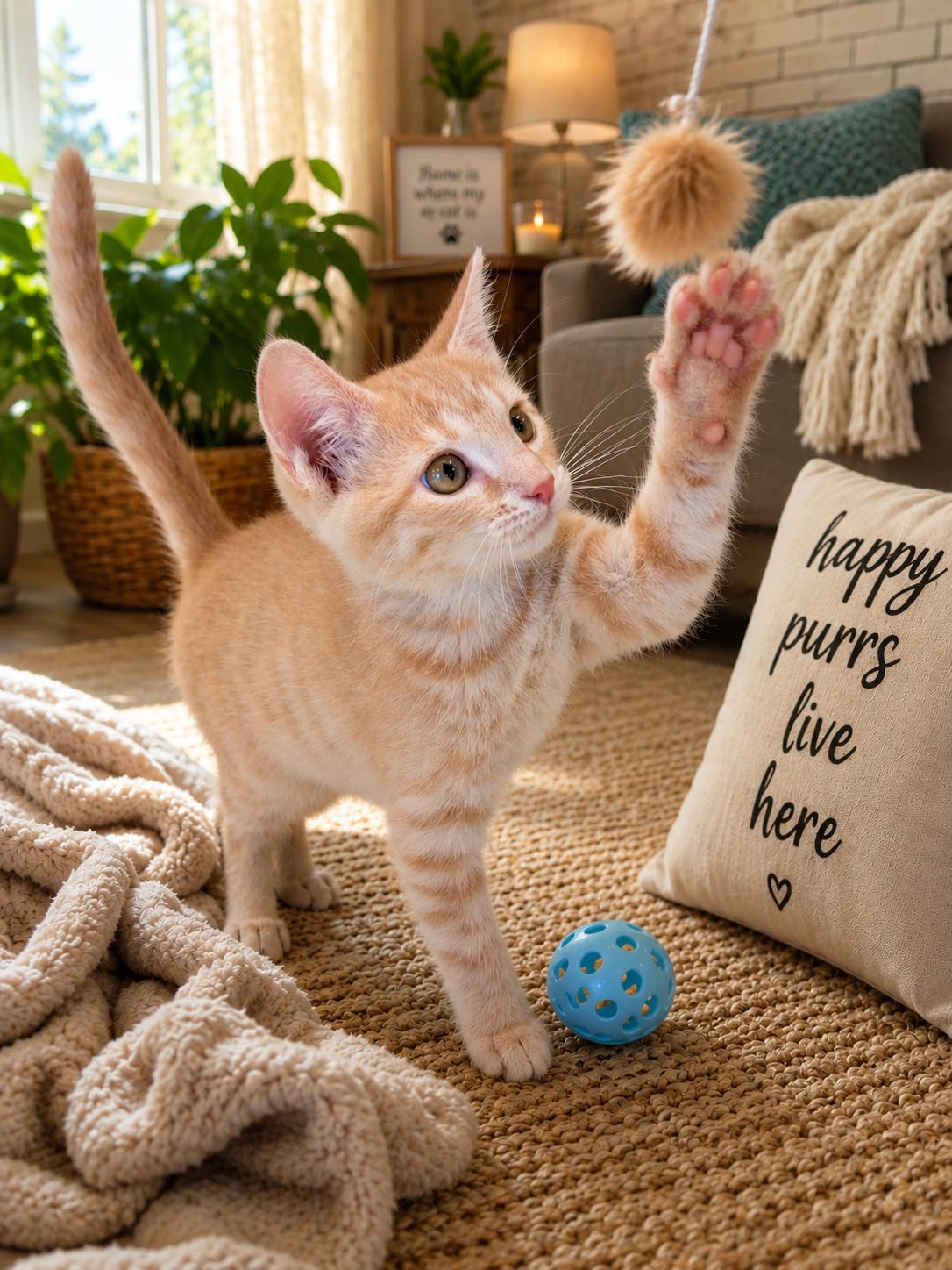 Tigre, adopted, Kitten Male Domestic Short Hair.