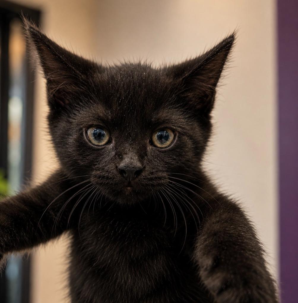 Spunky, Adoptable, Kitten Male Domestic Short Hair.