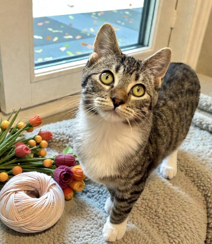 Kraken KITTEN, a Adoptable Tabby in Perry, IA image 4/4