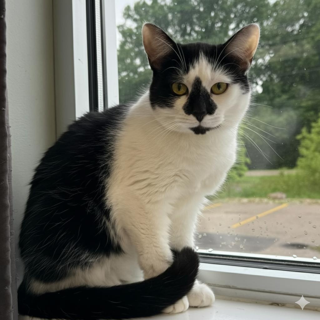 Delaney, an adoptable Tuxedo, Domestic Short Hair in Grand Rapids, MI, 49509 | Photo Image 6