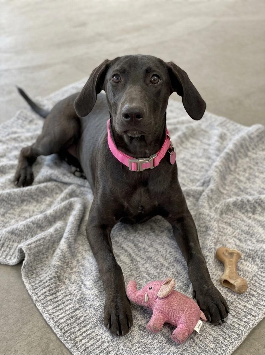 Enlarge **BELLINI**, a Adopted Black Labrador Retriever in North Prairie, WI image 2/3