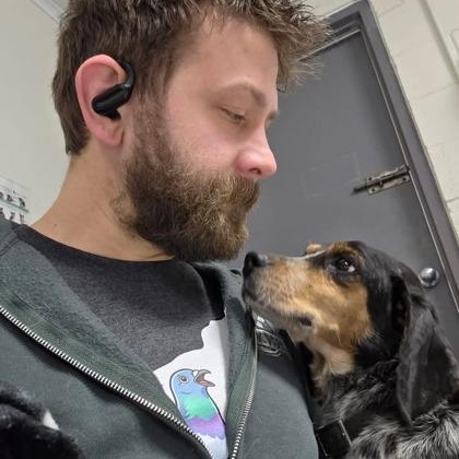 Huckleberry Finn, adopted, Young Male Beagle & Hound.