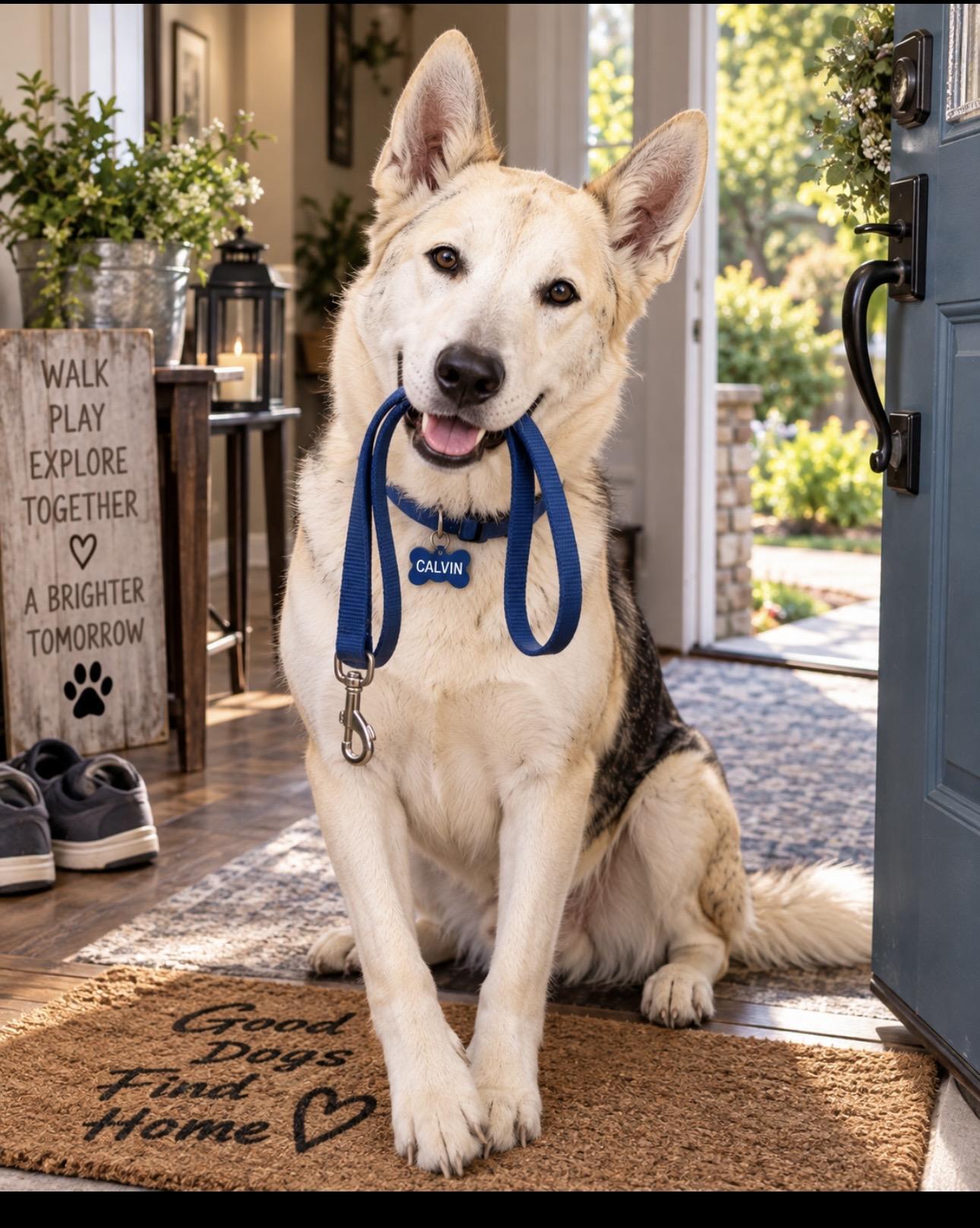 Enlarge Calvin, a Adoptable mixed breed in CUMMING, GA image 5/5