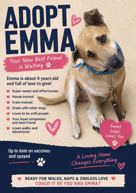 Enlarge Emma, a Adoptable mixed breed in Stamford, CT image 4/6